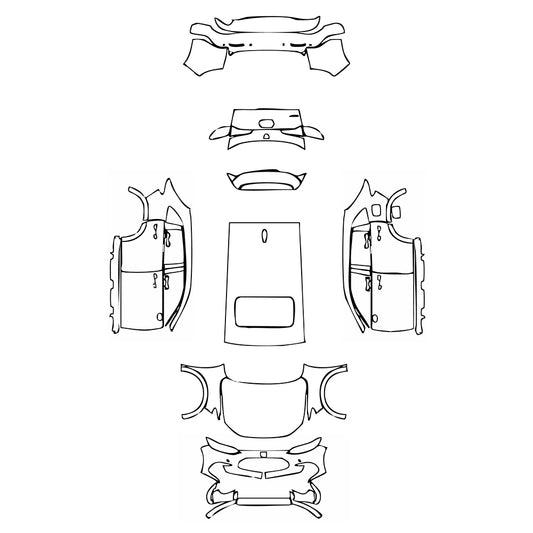 Passgenaue Lackschutzfolien PPF Honda HR-V (US) LX 2025