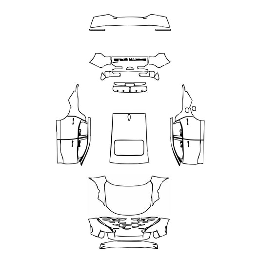 Pre-Cut PPF Hyundai Santa Cruz Limited 2023 - PPF-Kits