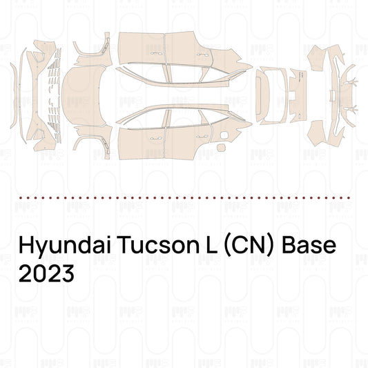 Pre-Cut PPF Hyundai Tucson L (CN) Base 2023