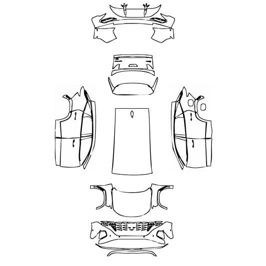 Pre-Cut PPF Hyundai Tucson (EU) Base 2024 - PPF-Kits