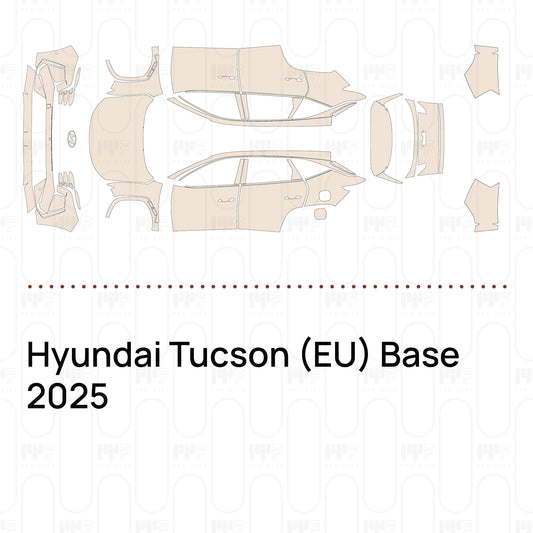 Pre-Cut PPF Hyundai Tucson (EU) Base 2025