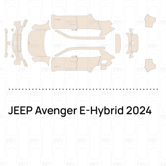 Pre-Cut PPF JEEP Avenger E-Hybrid 2024