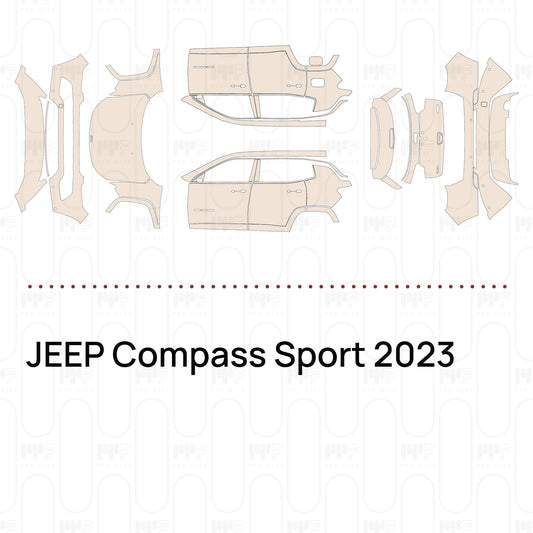 Pre-Cut PPF JEEP Compass Sport 2023