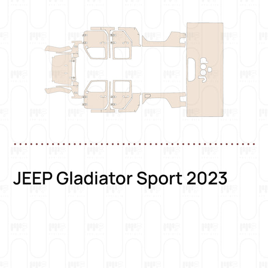 Pre-Cut PPF JEEP Gladiator Sport 2023