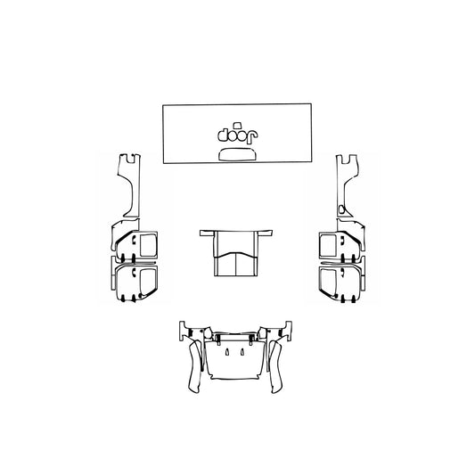 Pre-Cut PPF JEEP Gladiator Willys 2025 - PPF-Kits