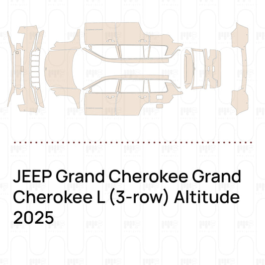 Pre-Cut PPF JEEP Grand Cherokee Grand Cherokee L (3-row) Altitude 2025