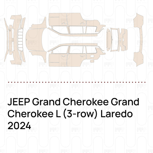 Pre-Cut PPF JEEP Grand Cherokee Grand Cherokee L (3-row) Laredo 2024