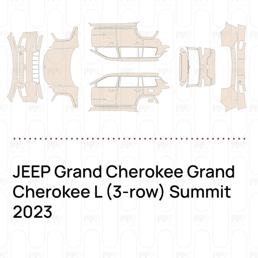 Pre-Cut PPF JEEP Grand Cherokee Grand Cherokee L (3-row) Summit 2023