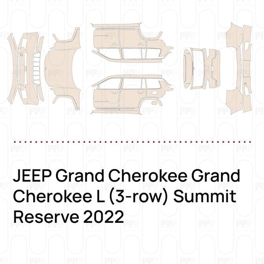 Pre-Cut PPF JEEP Grand Cherokee Grand Cherokee L (3-row) Summit Reserve 2022