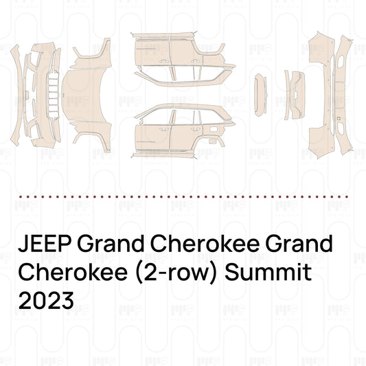 Pre-Cut PPF JEEP Grand Cherokee Grand Cherokee (2-row) Summit 2023