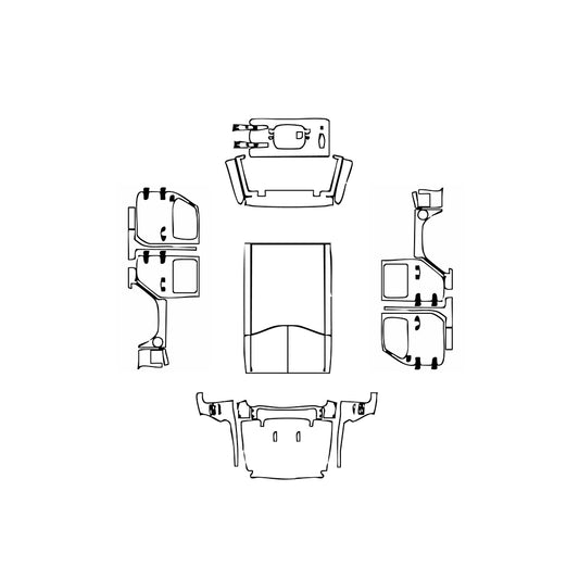 Pre-Cut PPF JEEP Wrangler 4 Door Sahara 2024 - PPF-Kits