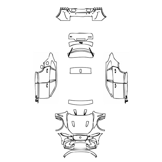 Pre-Cut PPF Jaguar F-Pace SVR 2024 - PPF-Kits