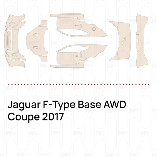Pre-Cut PPF Jaguar F-Type Base AWD Coupe 2017