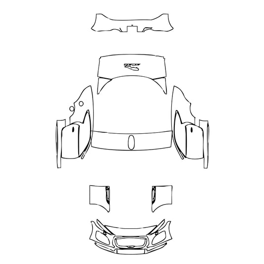 Pre-Cut PPF Jaguar F-Type Base Coupe 2023 - PPF-Kits