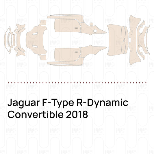 Pre-Cut PPF Jaguar F-Type R-Dynamic Convertible 2018