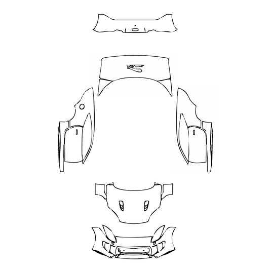 Pre-Cut PPF Jaguar F-Type S AWD Coupe 2017 - PPF-Kits