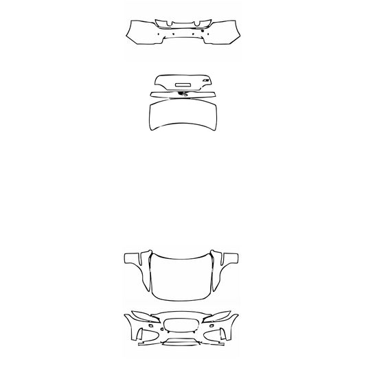 Pre-Cut PPF Jaguar XF XF S 2018 - PPF-Kits