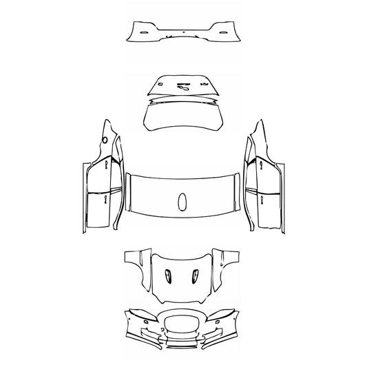 Pre-Cut PPF Jaguar XJ XJL R 2019 - PPF-Kits