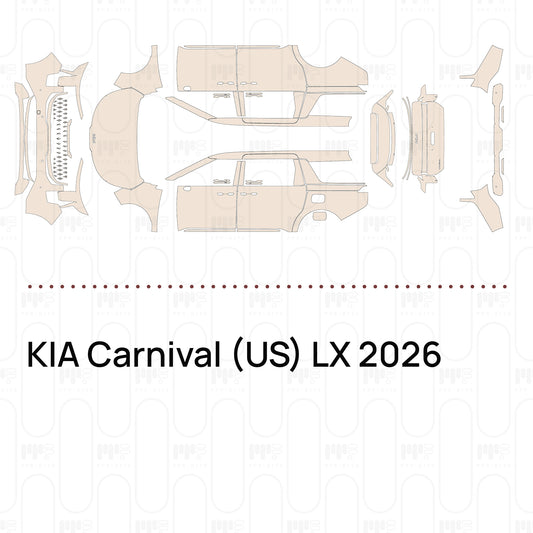 Pre-Cut PPF KIA Carnival (US) LX 2026