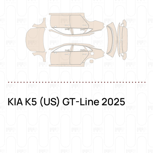 Pre-Cut PPF KIA K5 (US) GT-Line 2025
