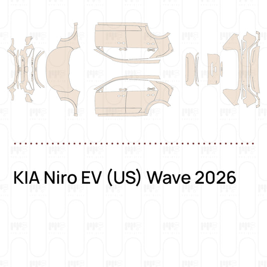Pre-Cut PPF KIA Niro EV (US) Wave 2026