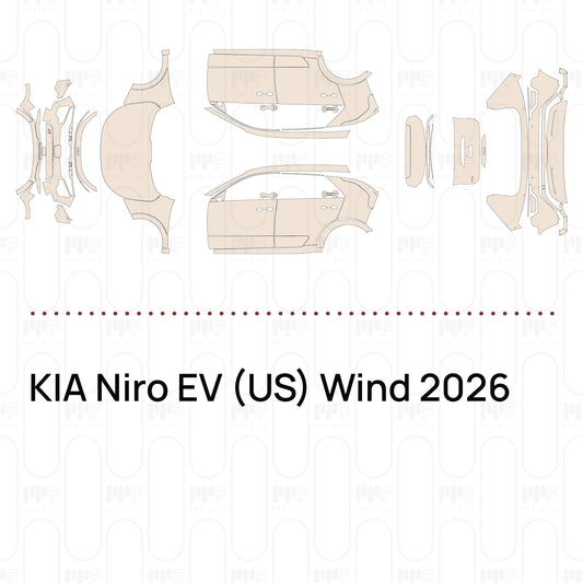 Pre-Cut PPF KIA Niro EV (US) Wind 2026