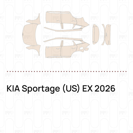Pre-Cut PPF KIA Sportage (US) EX 2026