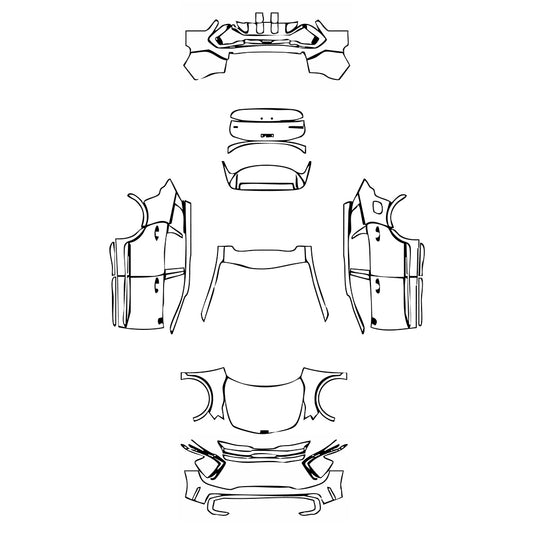 Pre-Cut PPF KIA Sportage (US) X-Line 2024 - PPF-Kits