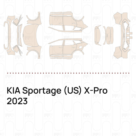Pre-Cut PPF KIA Sportage (US) X-Pro 2023