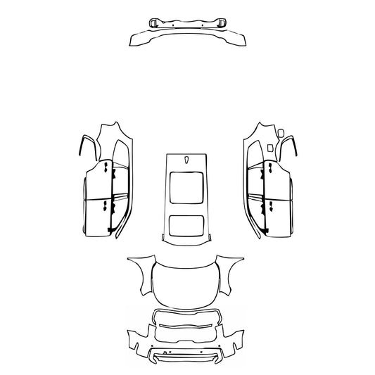 Pre-Cut PPF KIA Telluride SX Prestige 2023 - PPF-Kits