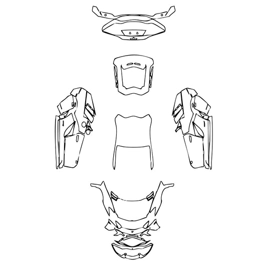 Pre-Cut PPF Lamborghini Aventador Avendator S Coupe 2017 - PPF-Kits