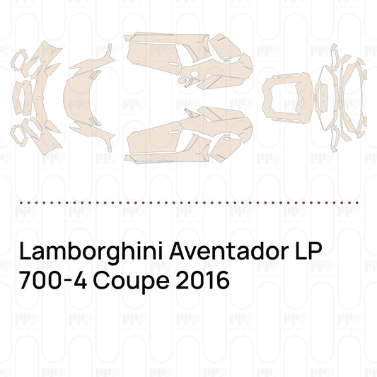 Pre-Cut PPF Lamborghini Aventador LP 700-4 Coupe 2016