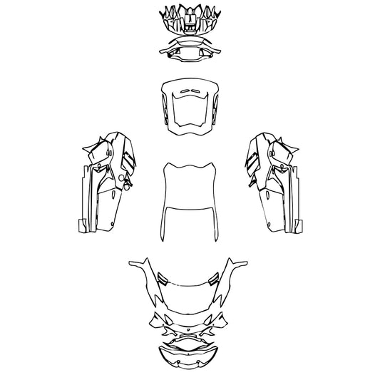 Pre-Cut PPF Lamborghini Aventador LP 780-4 Ultimae 2022 - PPF-Kits