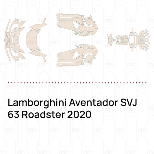 Pre-Cut PPF Lamborghini Aventador SVJ 63 Roadster 2020