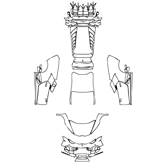 Pre-Cut PPF Lamborghini Huracan Huracan EVO Coupe 2019 - PPF-Kits