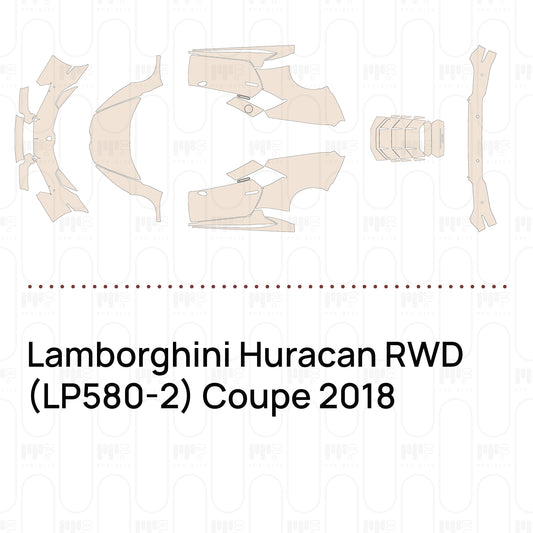 Pre-Cut PPF Lamborghini Huracan RWD (LP580-2) Coupe 2018