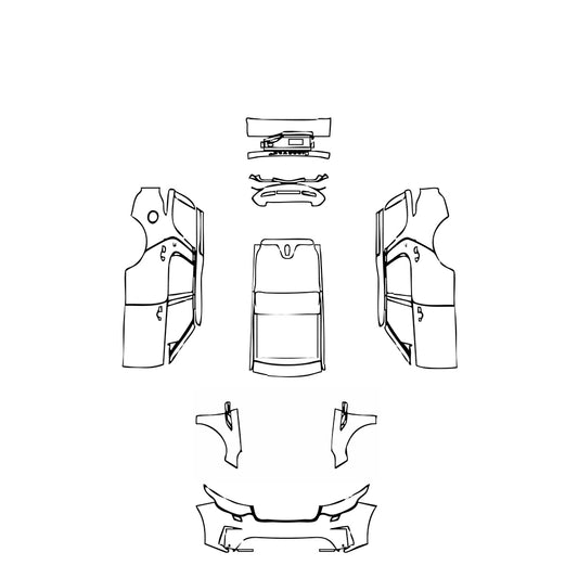 Pre-Cut PPF Land Rover Discovery Discovery 5 HSE 2018 - PPF-Kits