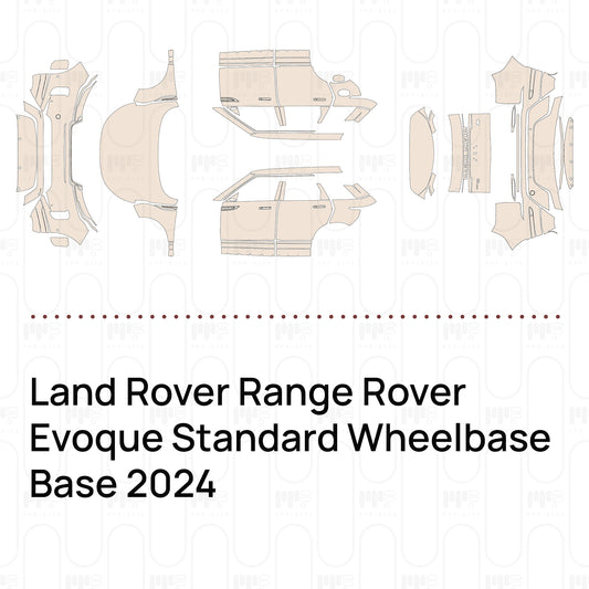 Pre-Cut PPF Land Rover Range Rover Evoque Standard Wheelbase Base 2024