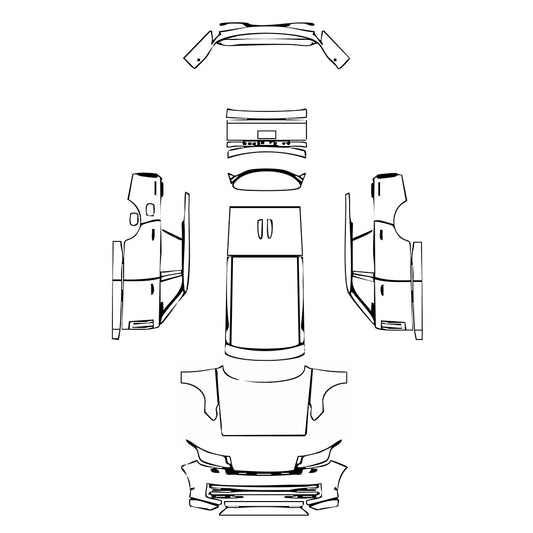 Pre-Cut PPF Land Rover Range Rover Extended Wheelbase Base 2025 - PPF-Kits
