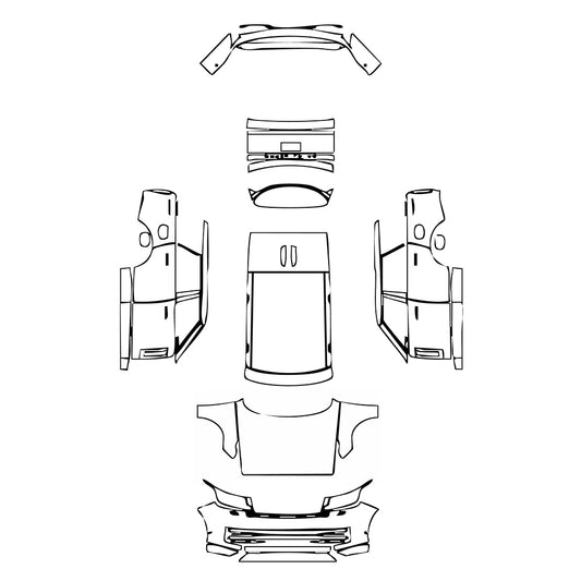Pre-Cut PPF Land Rover Range Rover Standard Wheelbase Autobiography 2024 - PPF-Kits