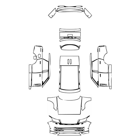 Pre-Cut PPF Land Rover Range Rover Standard Wheelbase Base 2024 - PPF-Kits