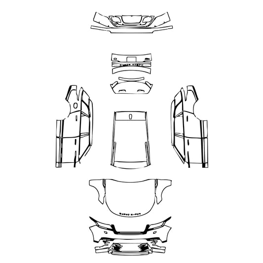 Pre-Cut PPF Land Rover Range Rover Velar R-Dynamic HSE 2022 - PPF-Kits