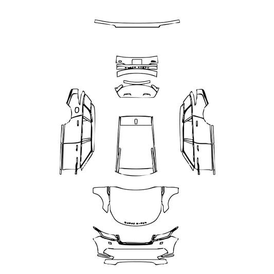 Pre-Cut PPF Land Rover Range Rover Velar SE 2022 - PPF-Kits