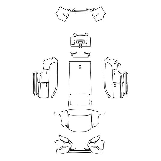 Pre-Cut PPF Lexus GX 2020 - PPF-Kits