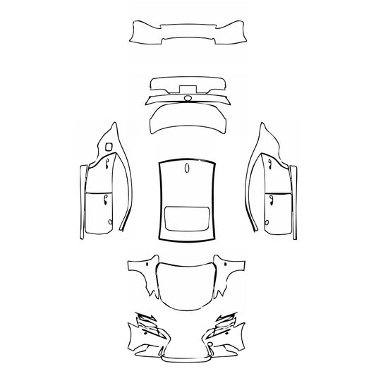 Pre-Cut PPF Lexus IS Sedan F-Sport 2016 - PPF-Kits