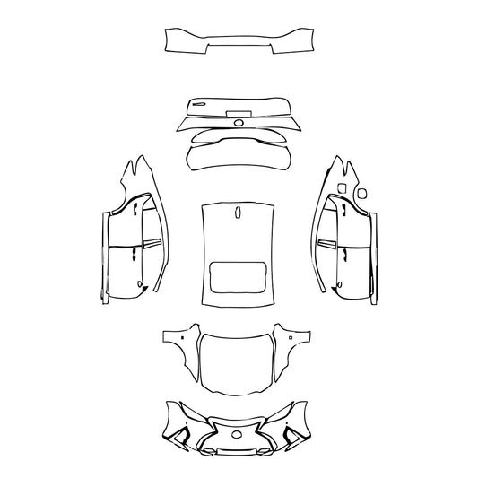 Pre-Cut PPF Lexus IS Sedan F-Sport 2022 - PPF-Kits