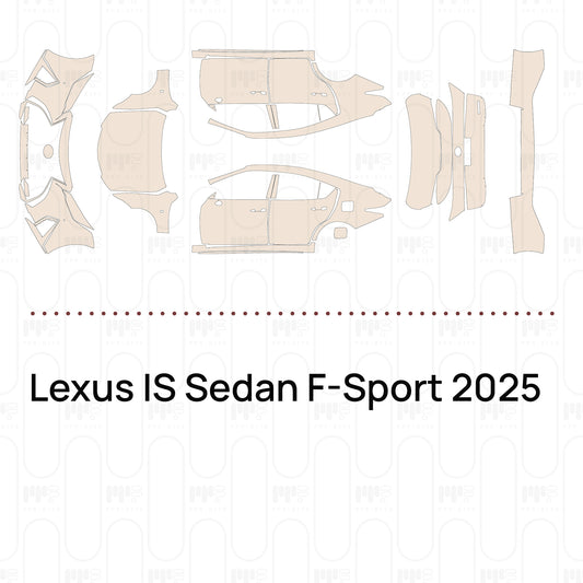 Pre-Cut PPF Lexus IS Sedan F-Sport 2025