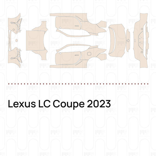 Pre-Cut PPF Lexus LC Coupe 2023