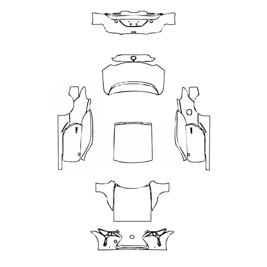 Pre-Cut PPF Lexus LC Coupe 2025 - PPF-Kits