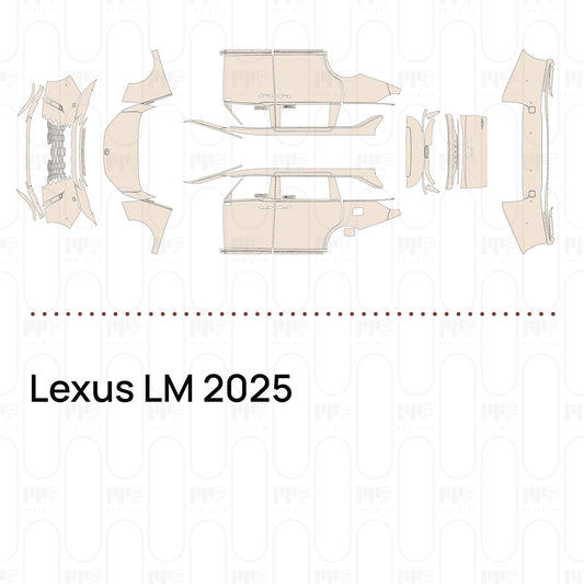 Pre-Cut PPF Lexus LM 2025
